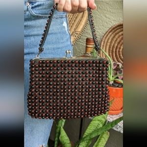 60's vintage handbag , bubble  beaded. Very good condition